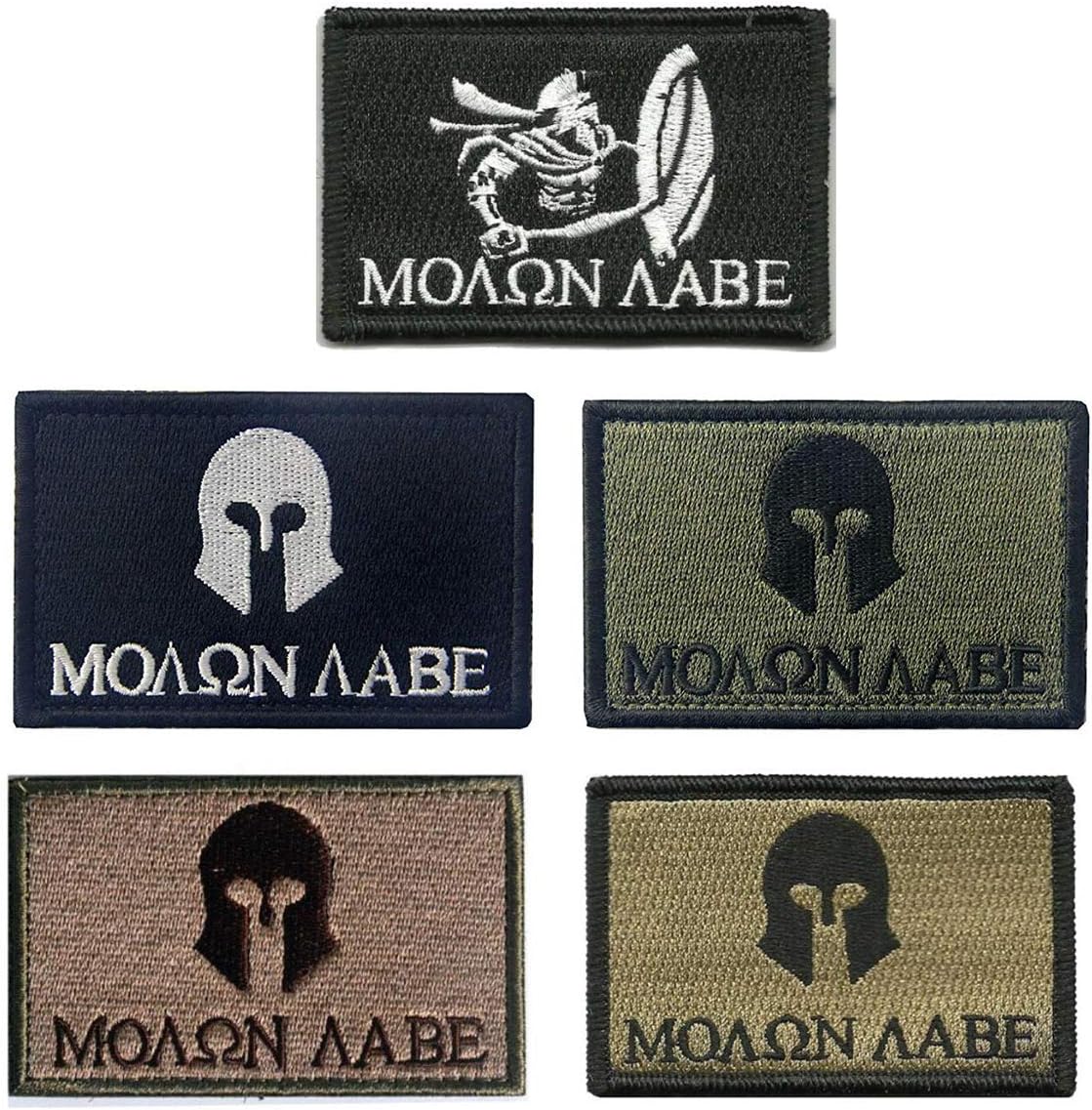 Antrix 6 PCS Tactical Joshua 1:9 Bible Verse 210 Have I NOT COMMANDED You Patch Hook and Loop Fastener Joshua 1:9 Be Strong and Courageous Emblem Badge Patch -4"*2.25"