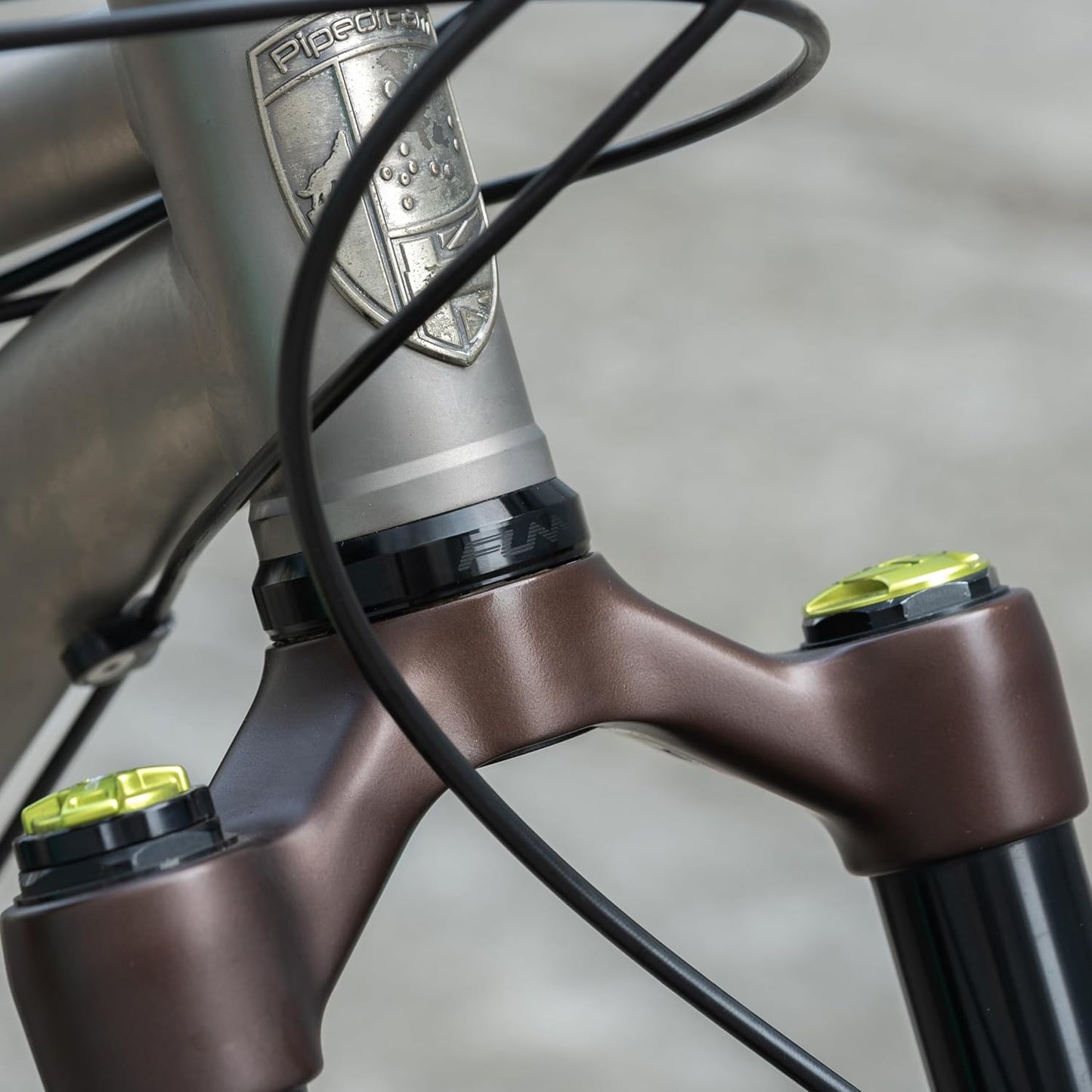 FUNN Downhill Lower Headset, Angular Contact Bearings Lower Steering Set for Mountain Bike, Mountain Bike, BMX Bike, Road Bike and Gravel Bike