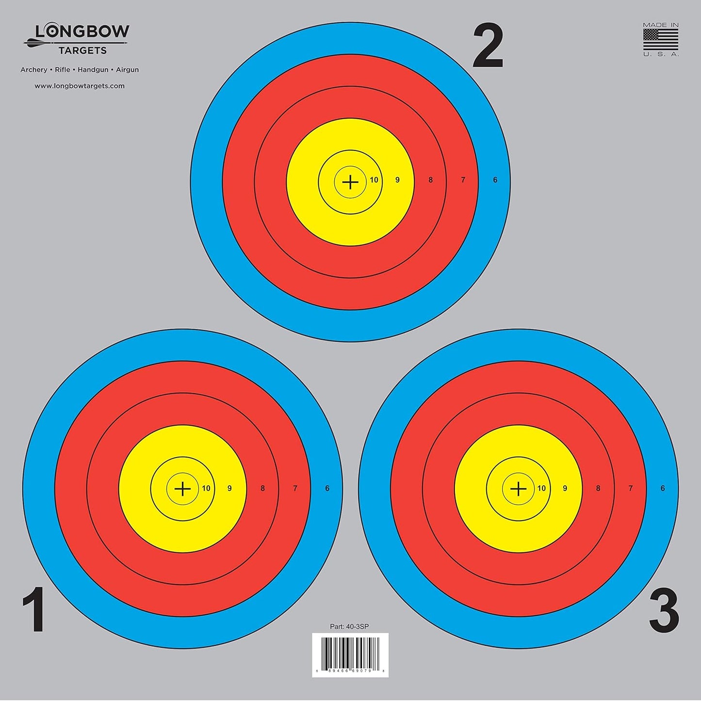 Archery 40cm & 80cm Targets by Longbow (