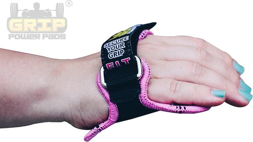 Grip Power Pads for Women - Lifting Grips & Workout Gloves Alternative (1 Pair)