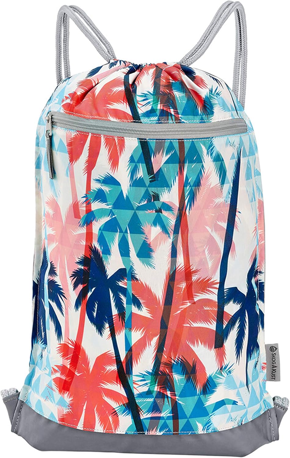 Skog Å Kust GymSak | Patented 2-in-1 Drawstring Cinch Bag with Removable Waterproof Dry Bag | Red