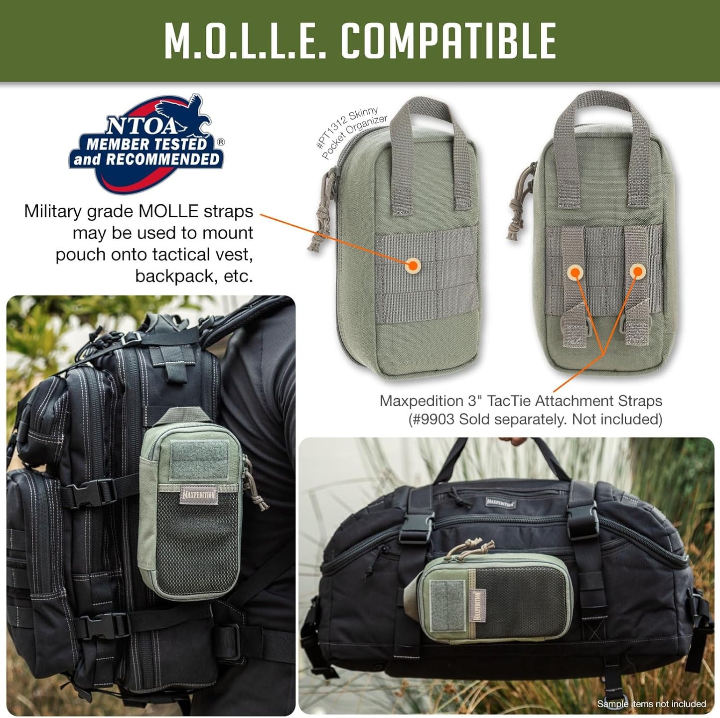 MAXPEDITION Skinny Pocket Organizer