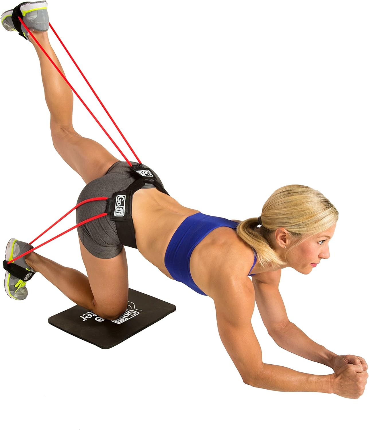 GoFit Glute Blaster Belt Kit - Resistance Workout,one Color,GF-GBB