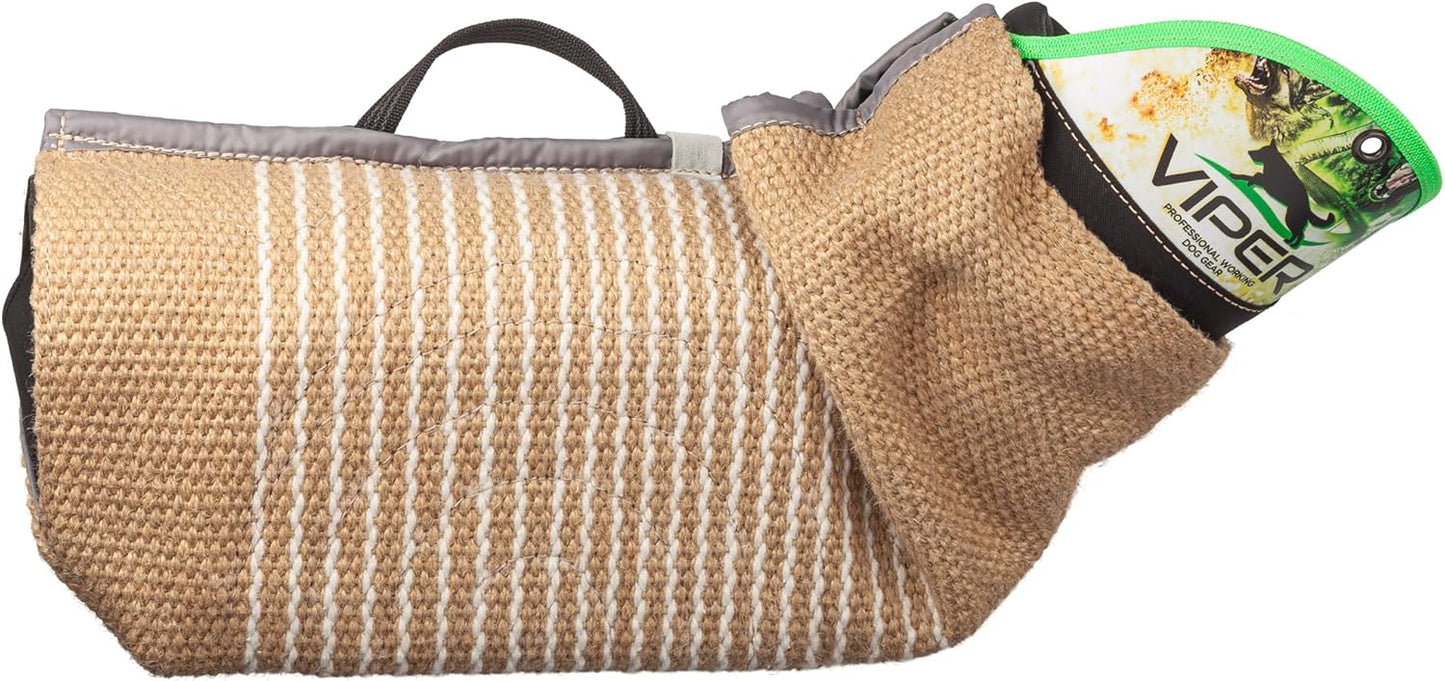 Viper Multi Level Dog Bite Sleeve with 3-Way Adjustable Bite Bar - Left Hand (Sleeve with Synthetic Cover)