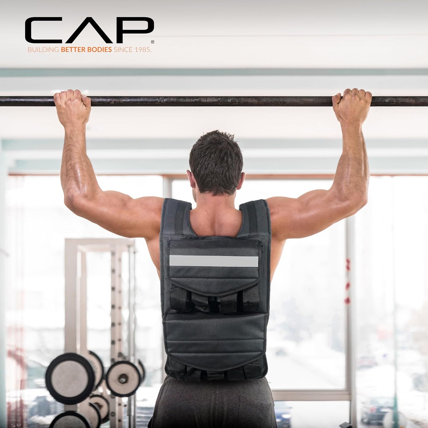 Adjustable Weighted Vest by CAP Barbell | Custom Fit for Enhanced Workouts