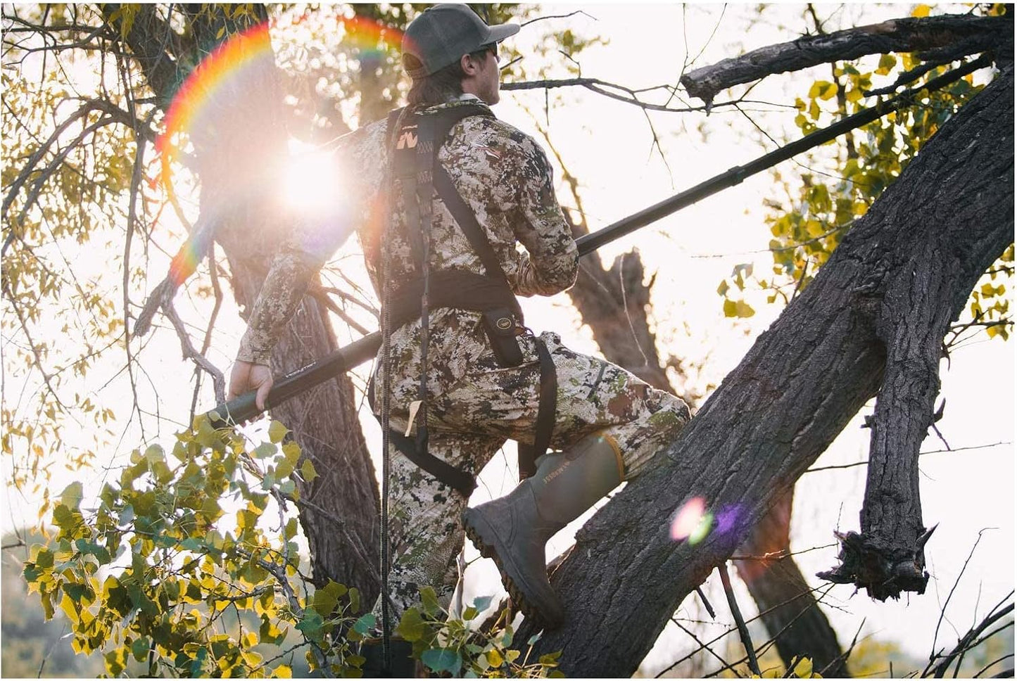 30' Durable Nylon Treestand Safety System for Tree Climbing - Muddy Safe-Line