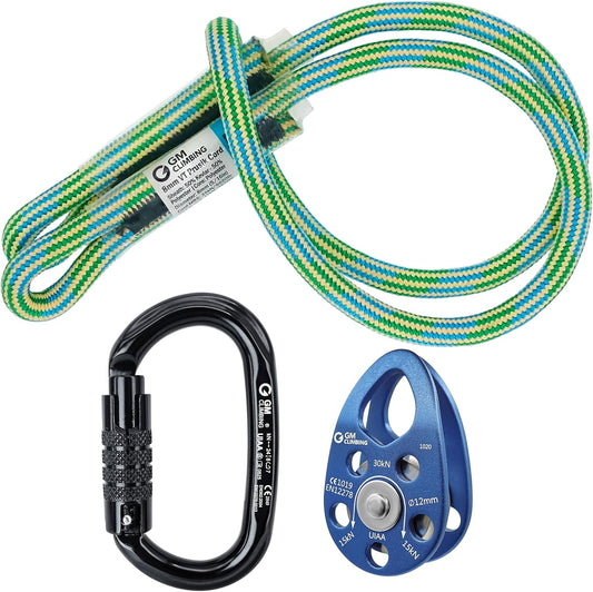 GM CLIMBING Swing Cheek Micro Pulley 30kN CE UIAA Certified