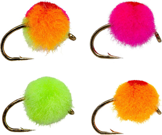 Outdoor Planet 12 / 24 Pack All-Time Favorites Dry Fly and Nymph Lure Assortment for Trout Fly Fishing