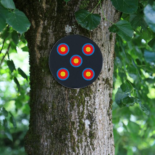 Guyuyii 3" Target Stickers for Shooting Practice – Self-Adhesive Target Pasters for Shooting Range, Indoor/Outdoor Use, Sighting in Guns, Plinking, Drills – Ideal for Shooters, Enthusiasts, Beginners