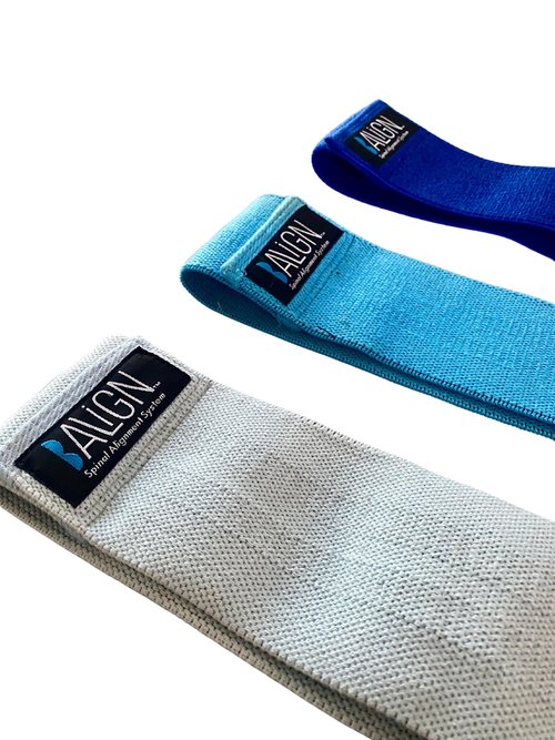 BAlign® Fabric Resistance Bands for Legs - Fabric Booty Bands for Working Out - Resistance Bands for Exercise -Workout Bands Resistance Bands for Men and Women