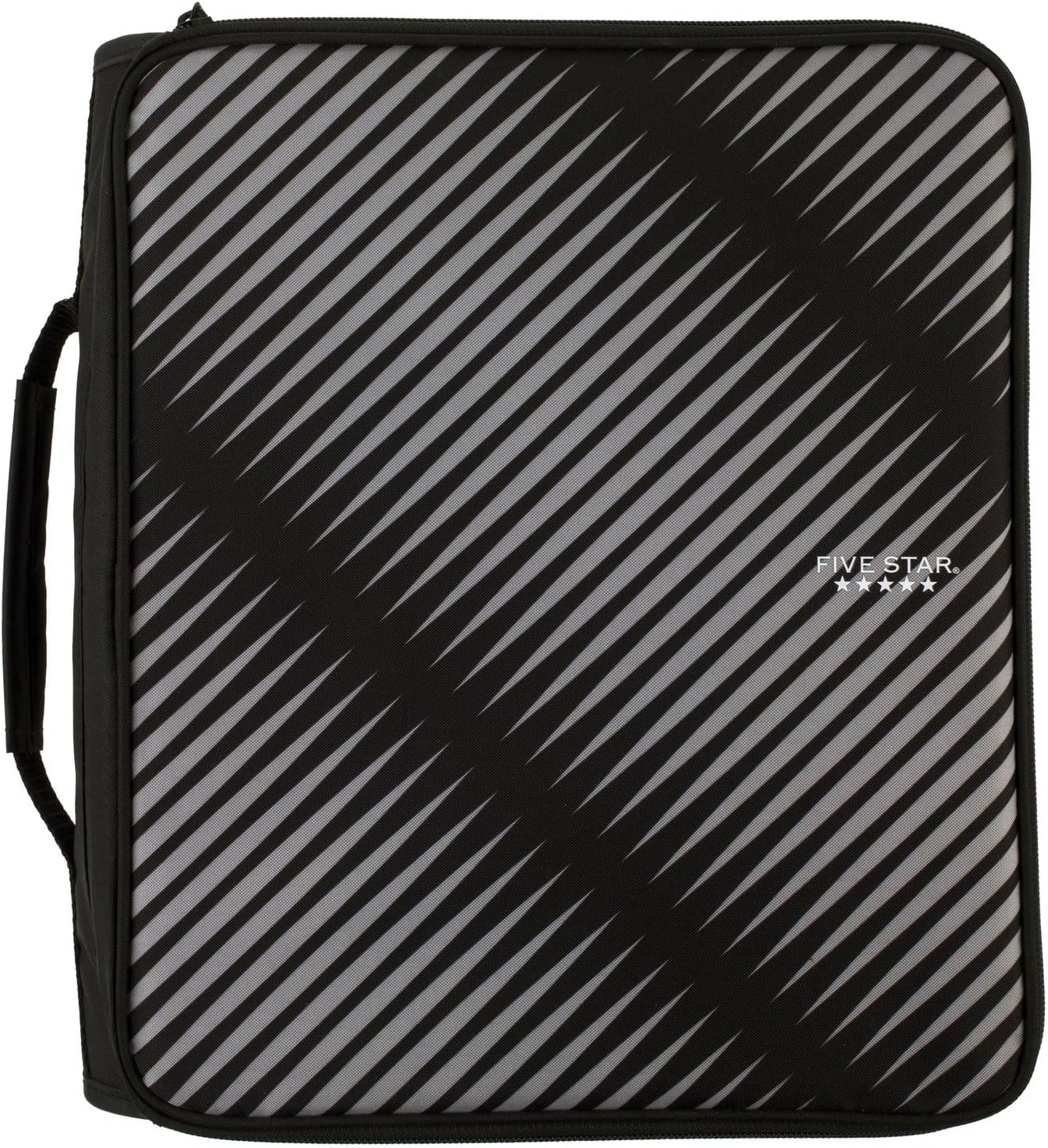 Five Star Zipper Binder, 2 Inch 3-Ring Binder with Round Rings, 5-Tab Expanding File, 380 Sheet Capacity, Cobalt Blue (72534)