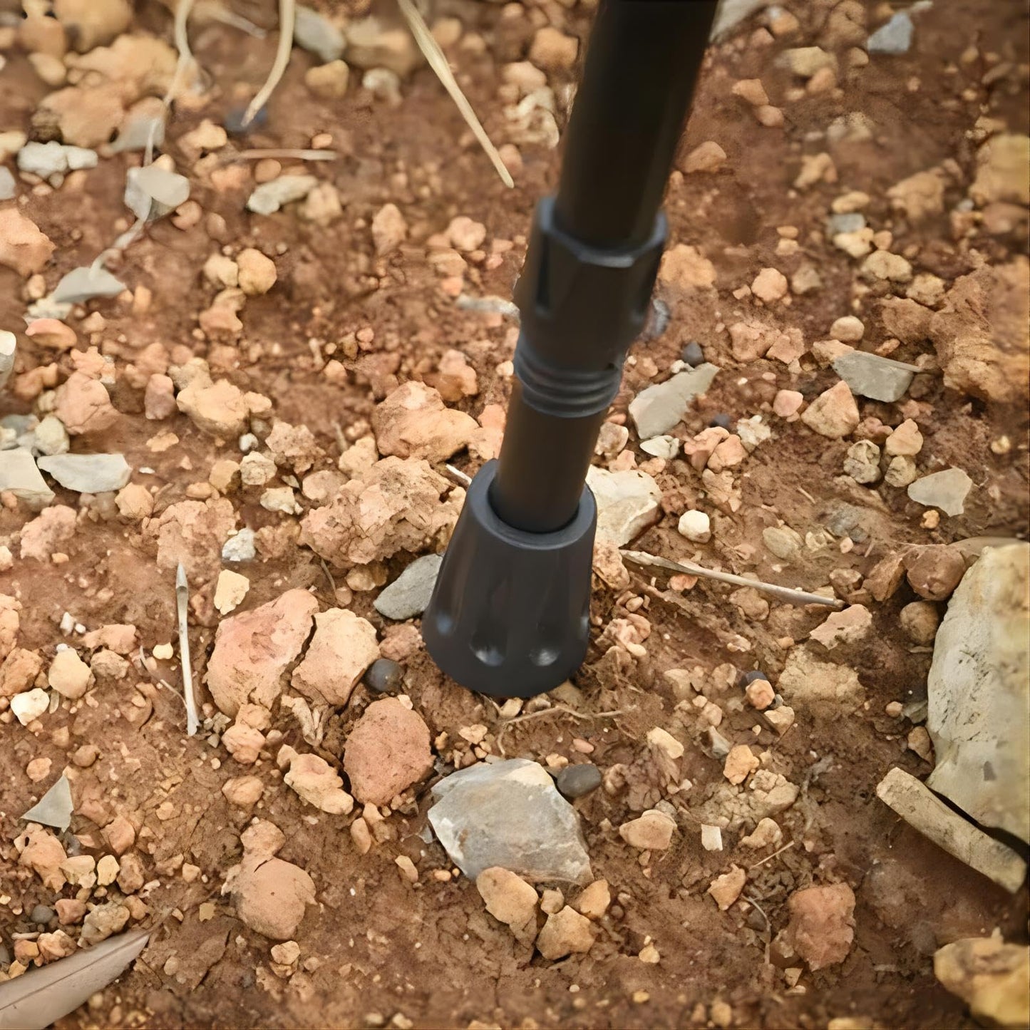 4Pcs Rubber Trekking Pole Tips - All-Terrain Accessories for Nordic Walking Poles with 11mm/0.43" Inner Diameter. Compatible with Most Standard Trekking/Hiking/Walking Poles/Sticks