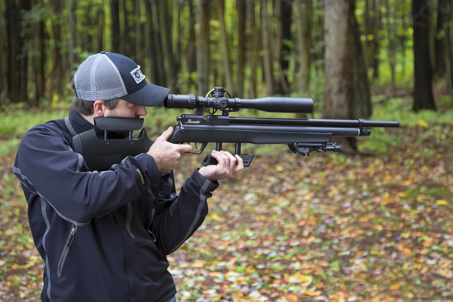 Benjamin Marauder Synthetic Stock PCP-Powered Multi-Shot Bolt-Action Pellet Hunting Air Rifle