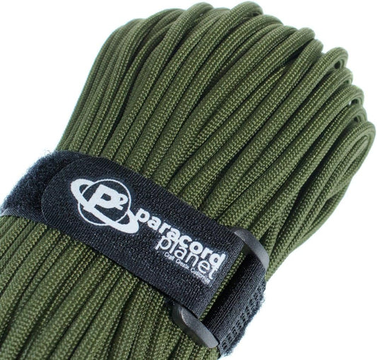Military Survival Parachute Cord MIL-SPEC Paracord 103 Continuous Feet 550+ Tensile Strength - Authentic MIL-C-5040-H, Type III 7 Strand 5/32 Inch (4mm) Diameter 100% Nylon Rope Cordage