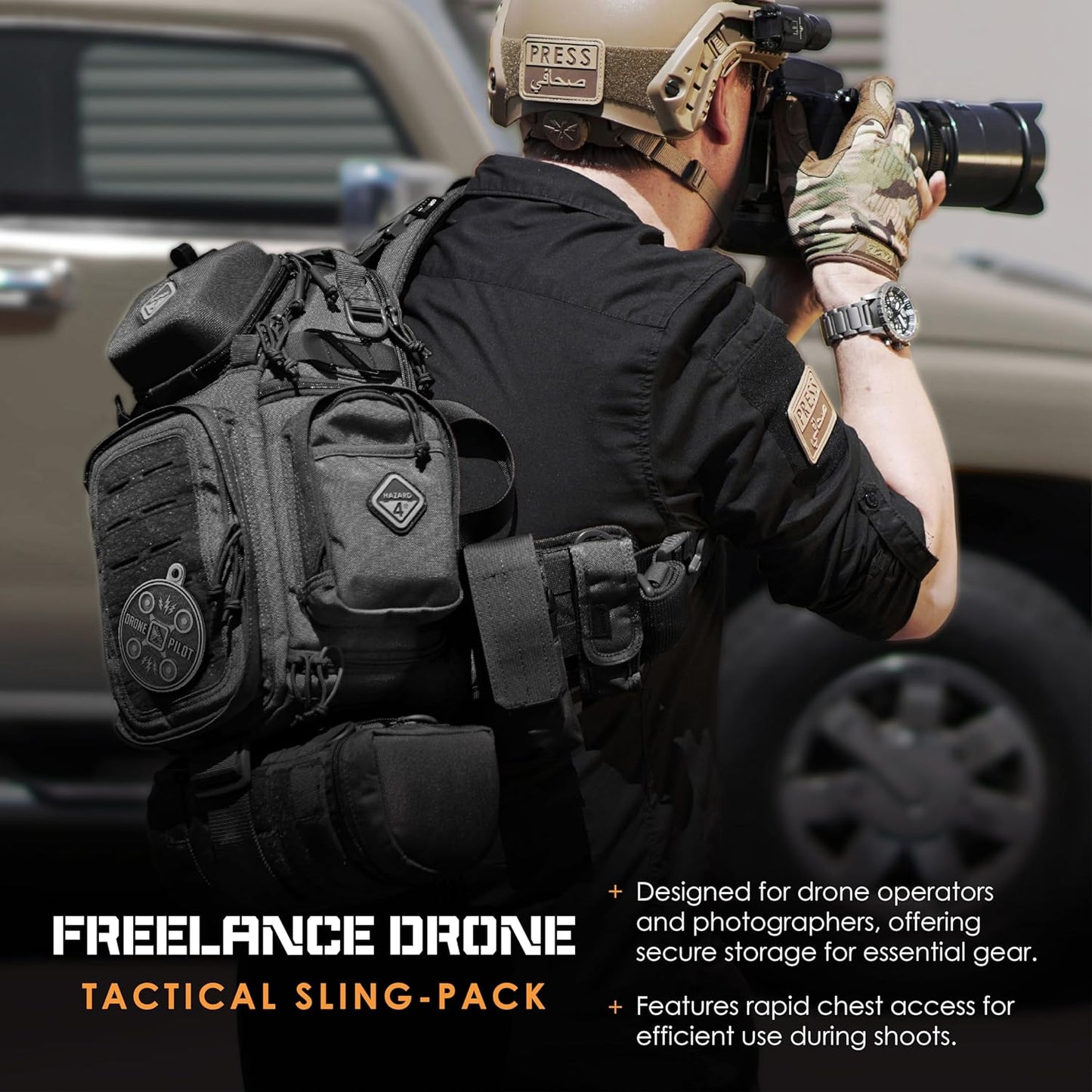 HAZARD 4 Freelance Drone Edition: Tactical Sling-Pack