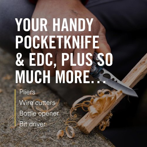 LEATHERMAN, Skeletool, 7-in-1 Lightweight, Minimalist Multi-tool for Everyday Carry (EDC), Home, Garden & Outdoors, Stainless Steel