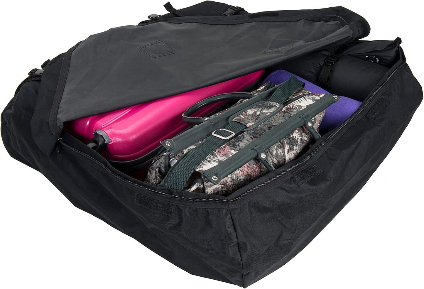 Keeper 15 Cubic Feet Weatherproof Rooftop Cargo Bag, Rooftop Cargo Carrier Bag, for All Vehicle Roof Racks