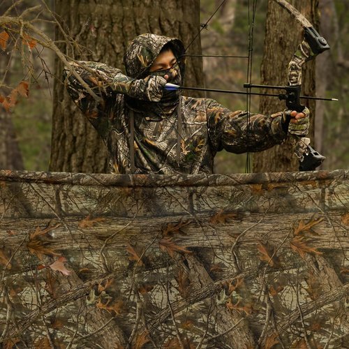 LOOGU Camo Netting Mesh Camouflage Net Bulk Roll Quiet Nets for Hunting Military Shooting Camping Sunshade Party Decoration Super 2.0