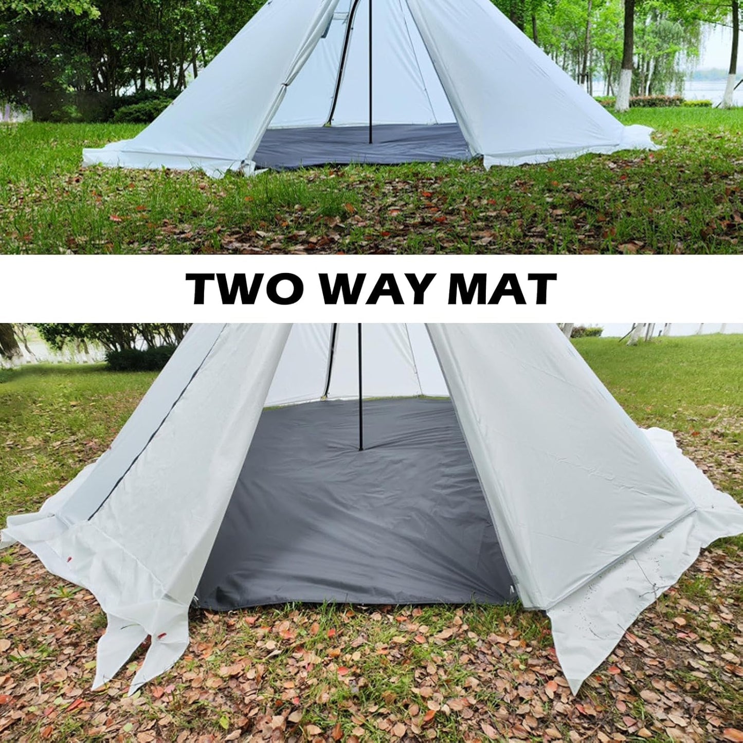 TRIWONDER Camping Tarp Waterproof Tent Footprint Hammock Rain Fly Cover Ground Cloth Small Lightweight Tent Floor Mat Camp Shelter Canopy for Hiking Backpacking Outdoor