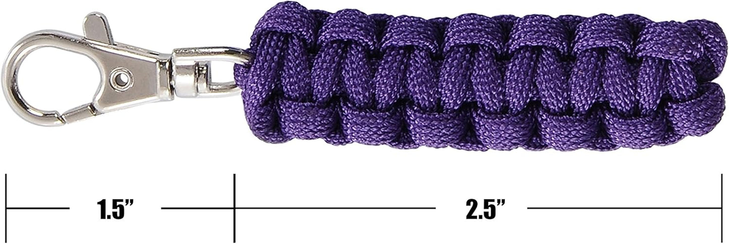 4 Pack Paracord Zipper Pulls for Backpacks, Tents, Trolley Cases, Traveling Cases, Jackets and Many Other Items That with Zippers