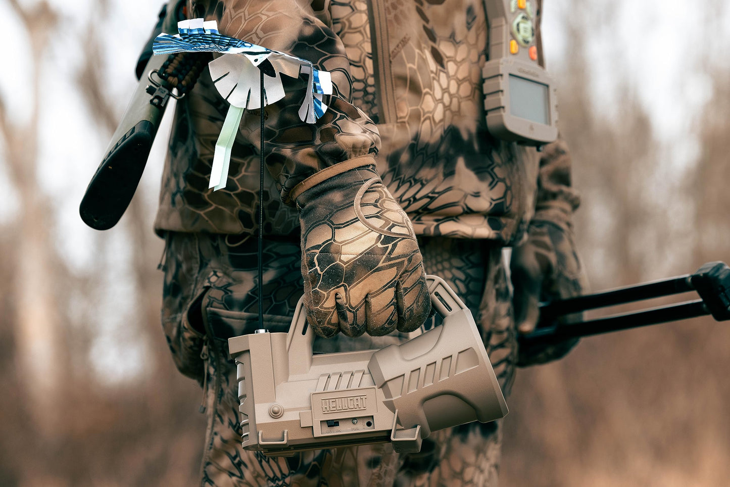 FOXPRO Hellcat American Made Electronic Predator Call Remote Operated and Programmable Coyote, Fox, Crow, Hog Call for Hunting