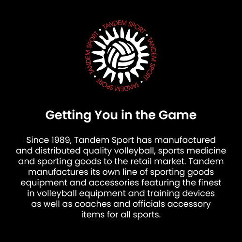 Tandem Sport Reaction Ball, Large - Hand Eye Coordination Training - Reaction Training For Baseball, Volleyball, Lacrosse, Goalie Training and All Sports - Reflex Training Gear