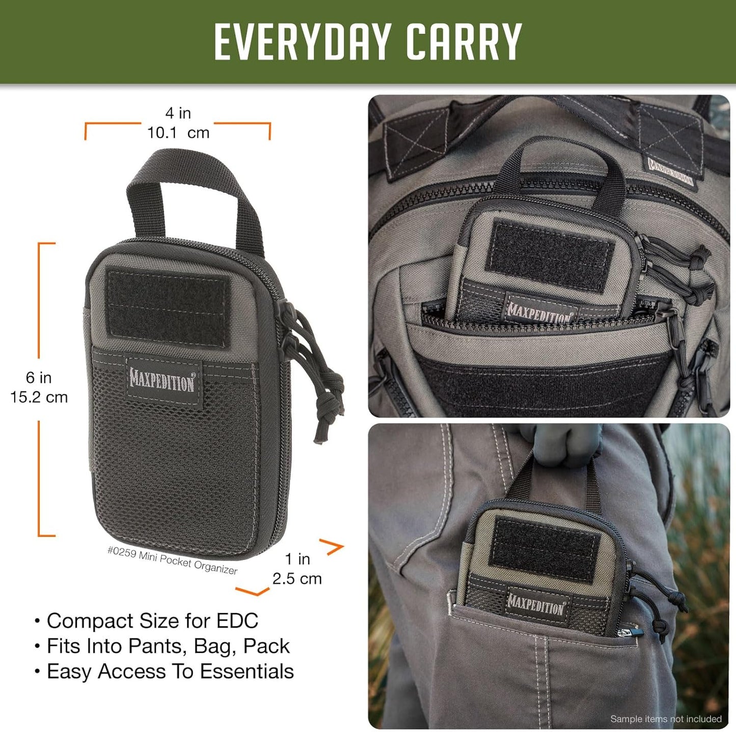 MAXPEDITION Mini Pocket Organizer