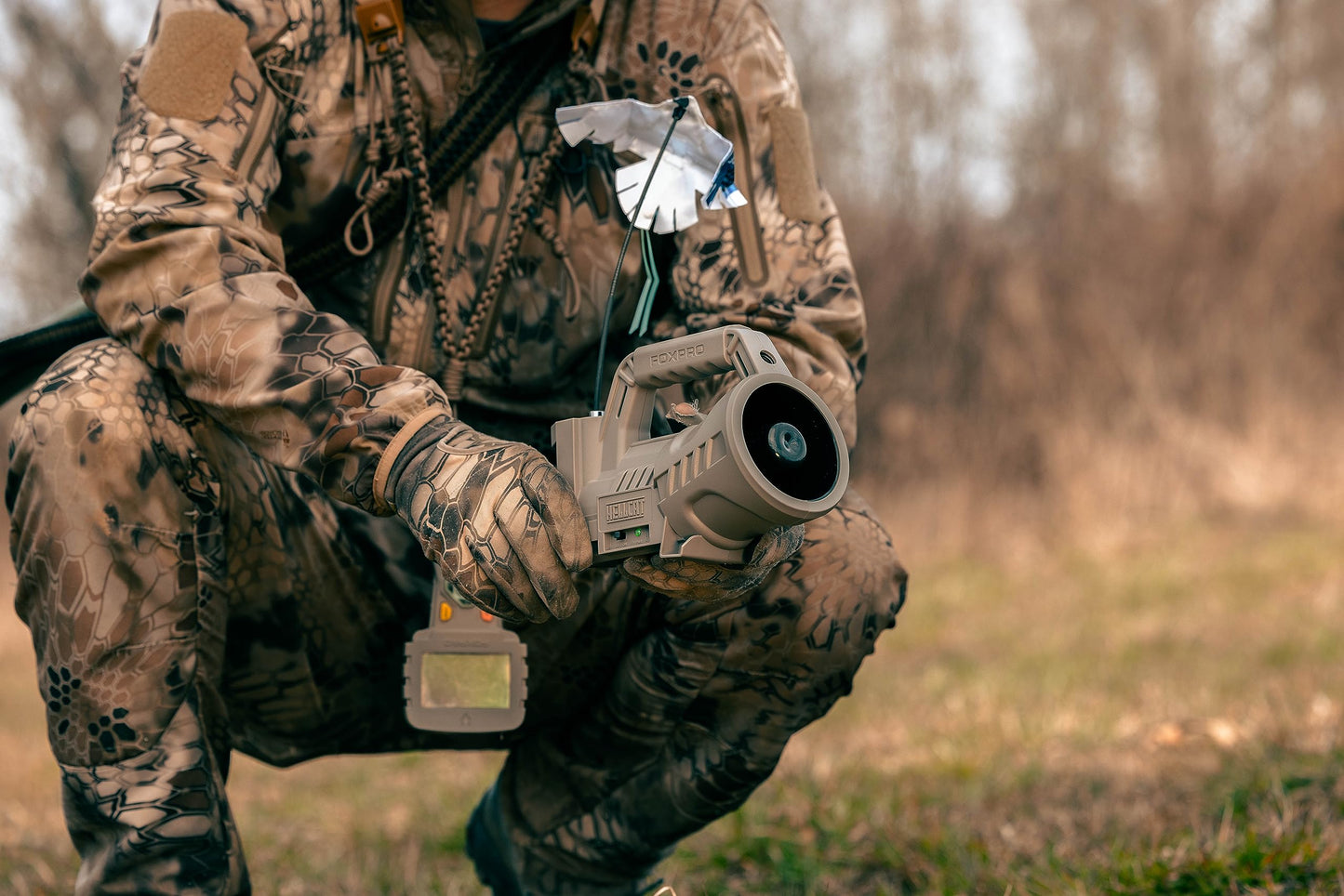 FOXPRO Hellcat American Made Electronic Predator Call Remote Operated and Programmable Coyote, Fox, Crow, Hog Call for Hunting