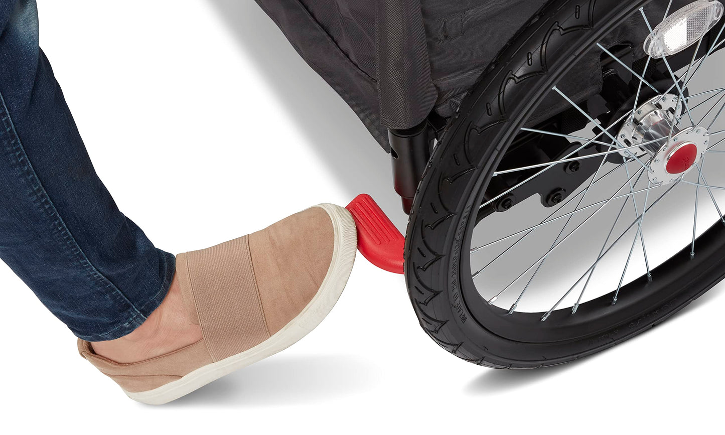 Flyer™ Duoflex 2 in 1 Bike Trailer and Double Stroller for Toddlers, 1+ Years