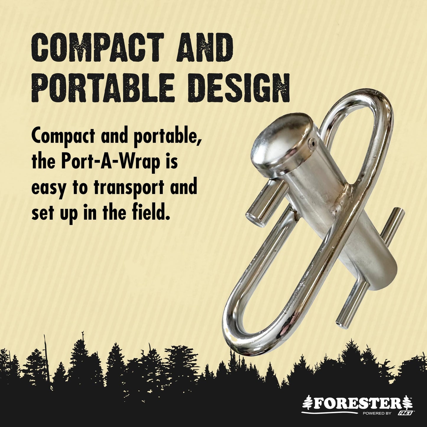 FORESTER Port-A-Wrap - Stainless Steel Port O Wrap | 7000lb Breaking Strength (Medium)