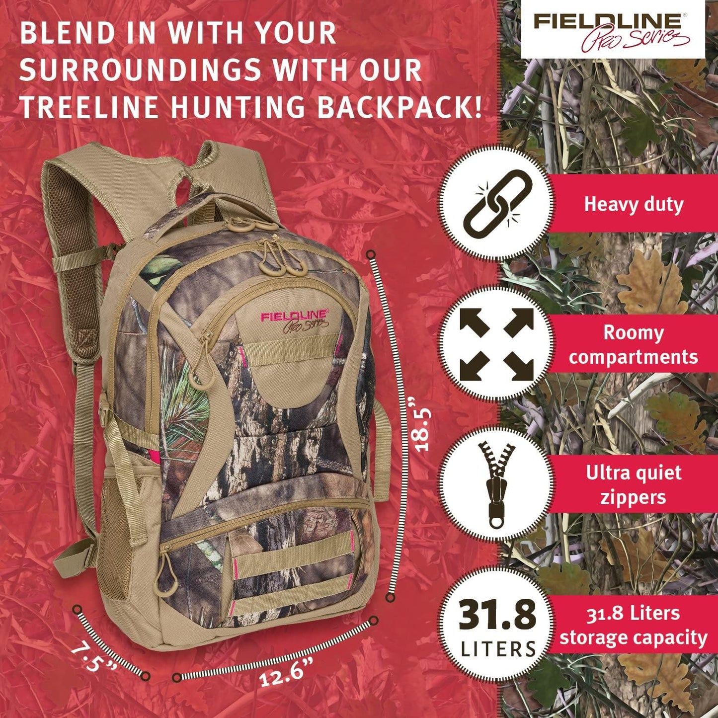 Pro Series Womens Treeline Backpack (Mossy Oak Breakup Country)