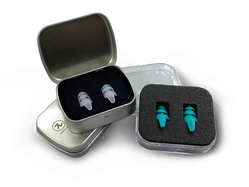 Ear Protection for Gun Range Earplugs, Advanced Filter Technology, Hearing Protection for Shooters,Shooting Ear Protection-1 Pair, Medium, Blue