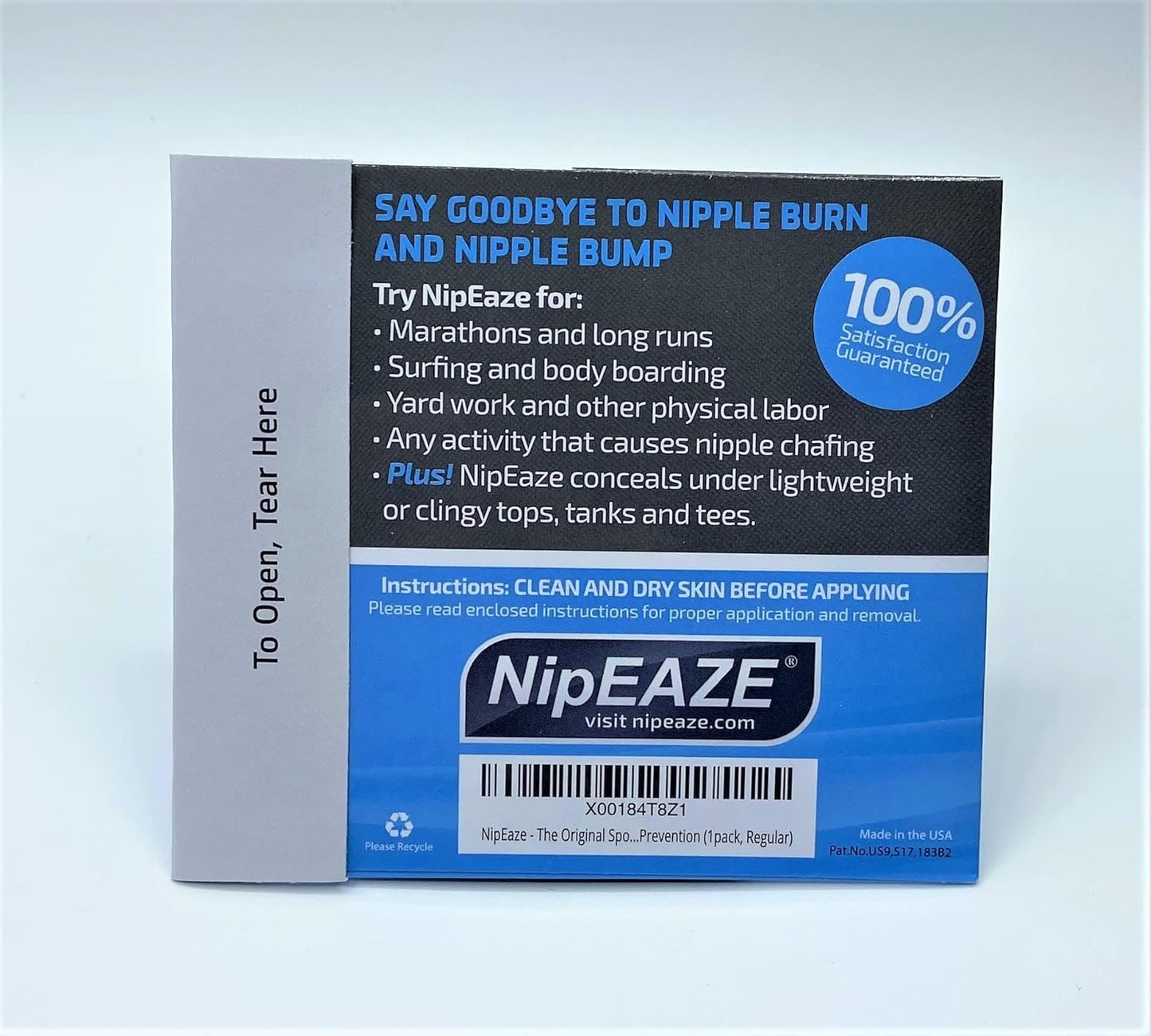 The Original Sports Nipple Cover - 15pairs .75inch or 12pairs 1inch - Nipple Chafing Prevention (1pack)