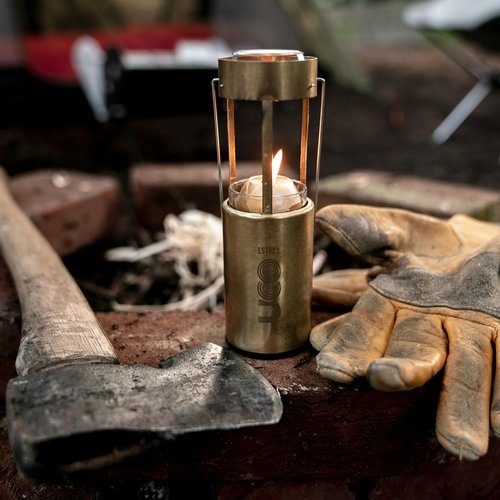 Original Candle Lantern, Brass, 6.5 Inches