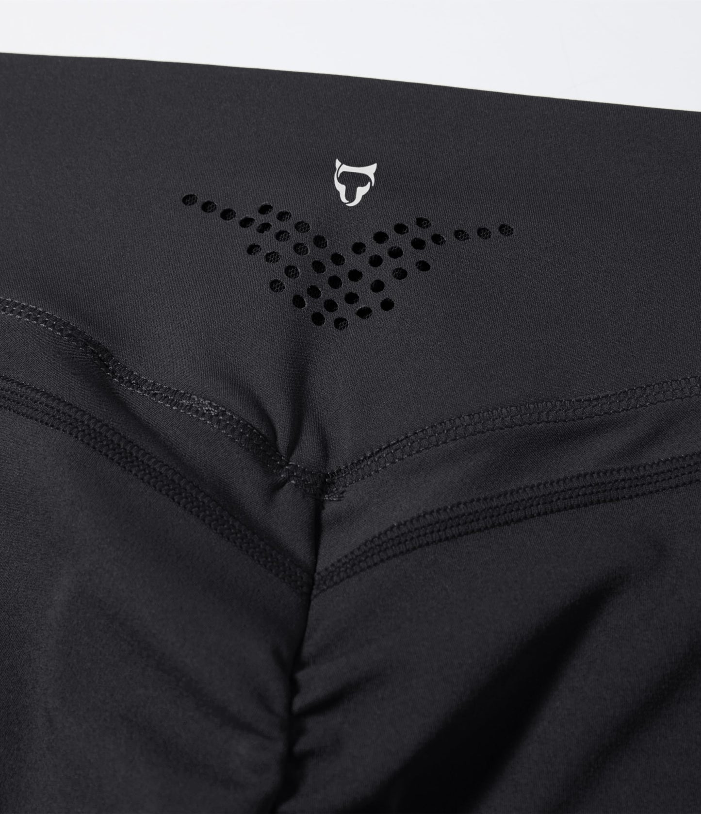TomTiger Yoga Shorts for Women Tummy Control High Waist Biker Shorts Exercise Workout Butt Lifting Tights Women's Short Pants (Black, L)