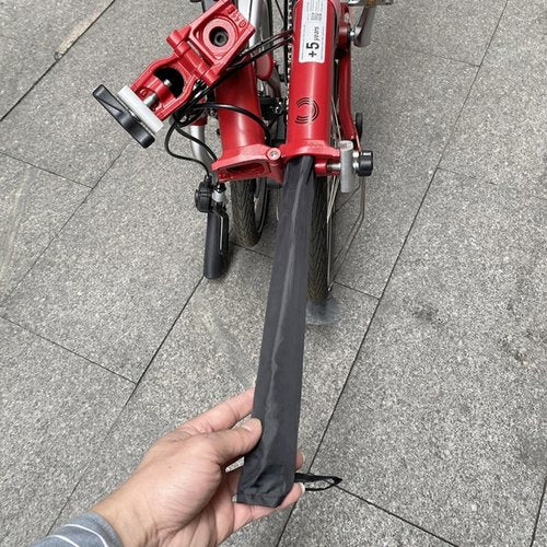SUKOUSRAM Bike Carry Bag Waterproof Bike Travel Bag Storage Zipper Bag for Bromp ton Folding Bike Transport Carry Bag for Air Plane Train Car Travel