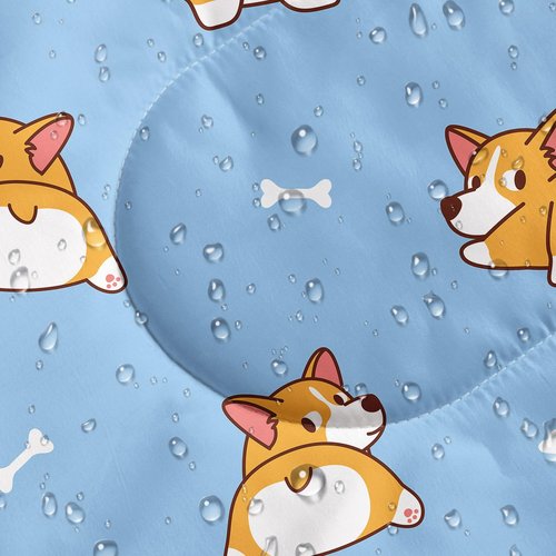 Smell Sunshine Kids Sleeping Bag for Boys Girls,Cute Puppy Print-Lightweight Warm Portable Outdoor Indoor-Waterproof Cold Weather Resistant Sleeping Bag for Camping Hiking(Puppy)