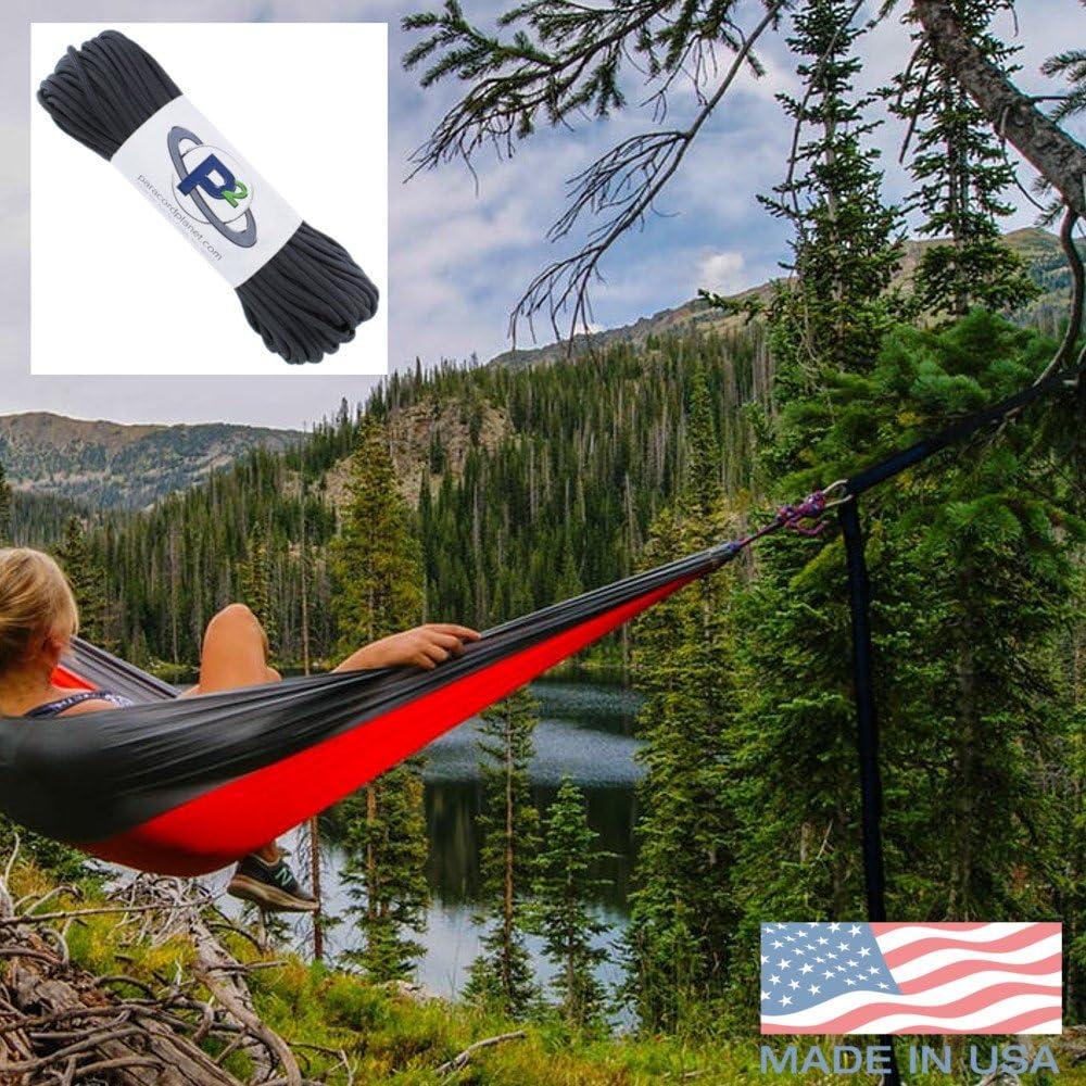 Paracord Planet 850 US Government Certified Paracord 10', 25', 50', 100', 250', 1000' Lengths