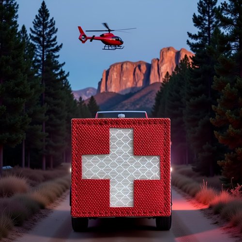 Red Bottom White Reflective Medic Patches Tactical Medical Patches Hook-Fastener Backing Cross Medical Rescue Ir Chapter Reflective Pack Tactical Bag Accessories