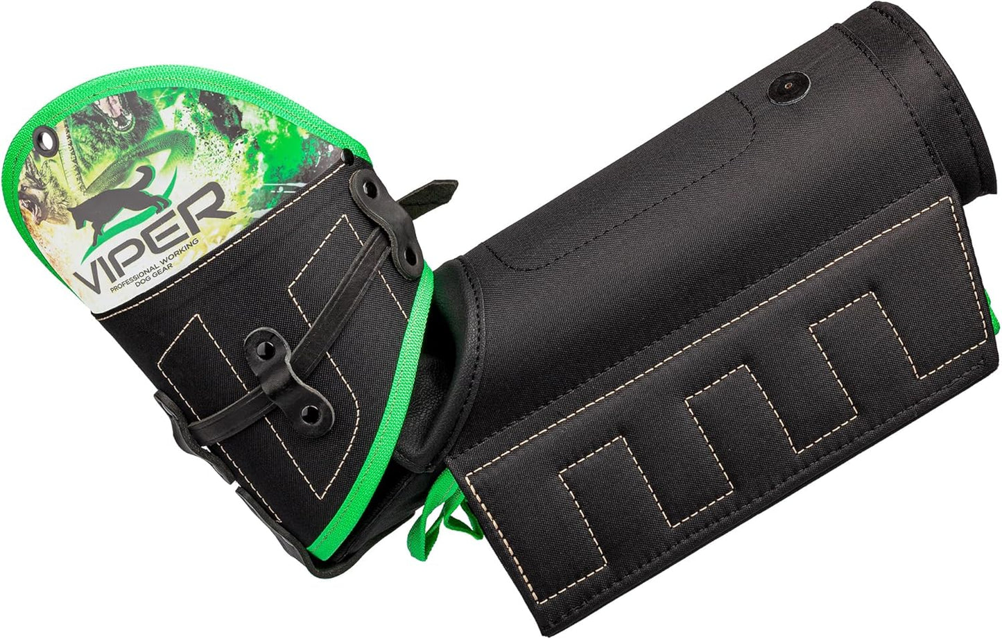 Viper Multi Level Dog Bite Sleeve with 3-Way Adjustable Bite Bar - Left Hand (Sleeve with Synthetic Cover)