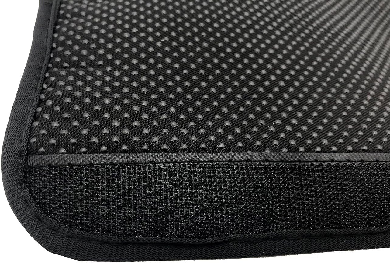 Wanty 2 Pieces Home Office Polyester Removable Durable Machine Washable Office Chair Armrest Slipcovers Covers Protect Armrests (Black)
