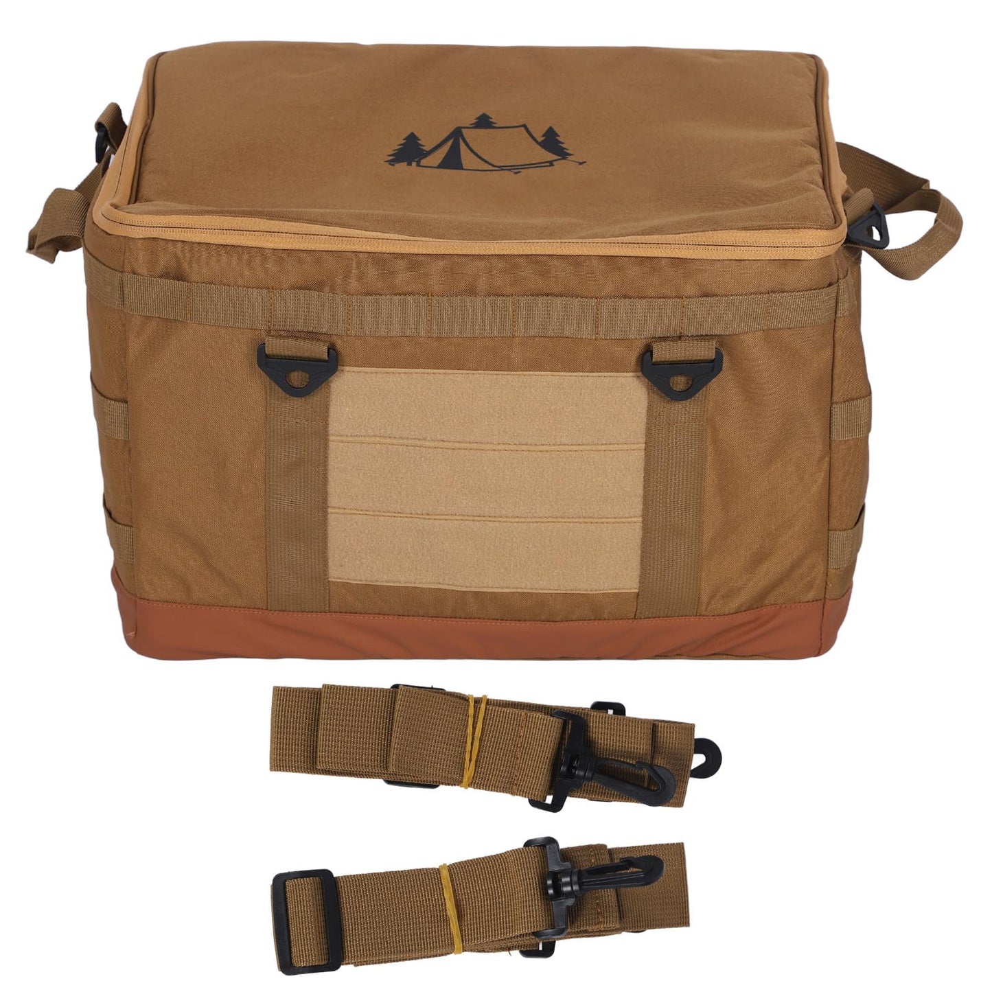 Fockety Camping Storage Bag, 45L Large Capacity Tactical Utility Tote Bag with Handles, Multifunction BBQ and Picnic Bag Organizer Trunk Organizer for Grocery Shopping Camping