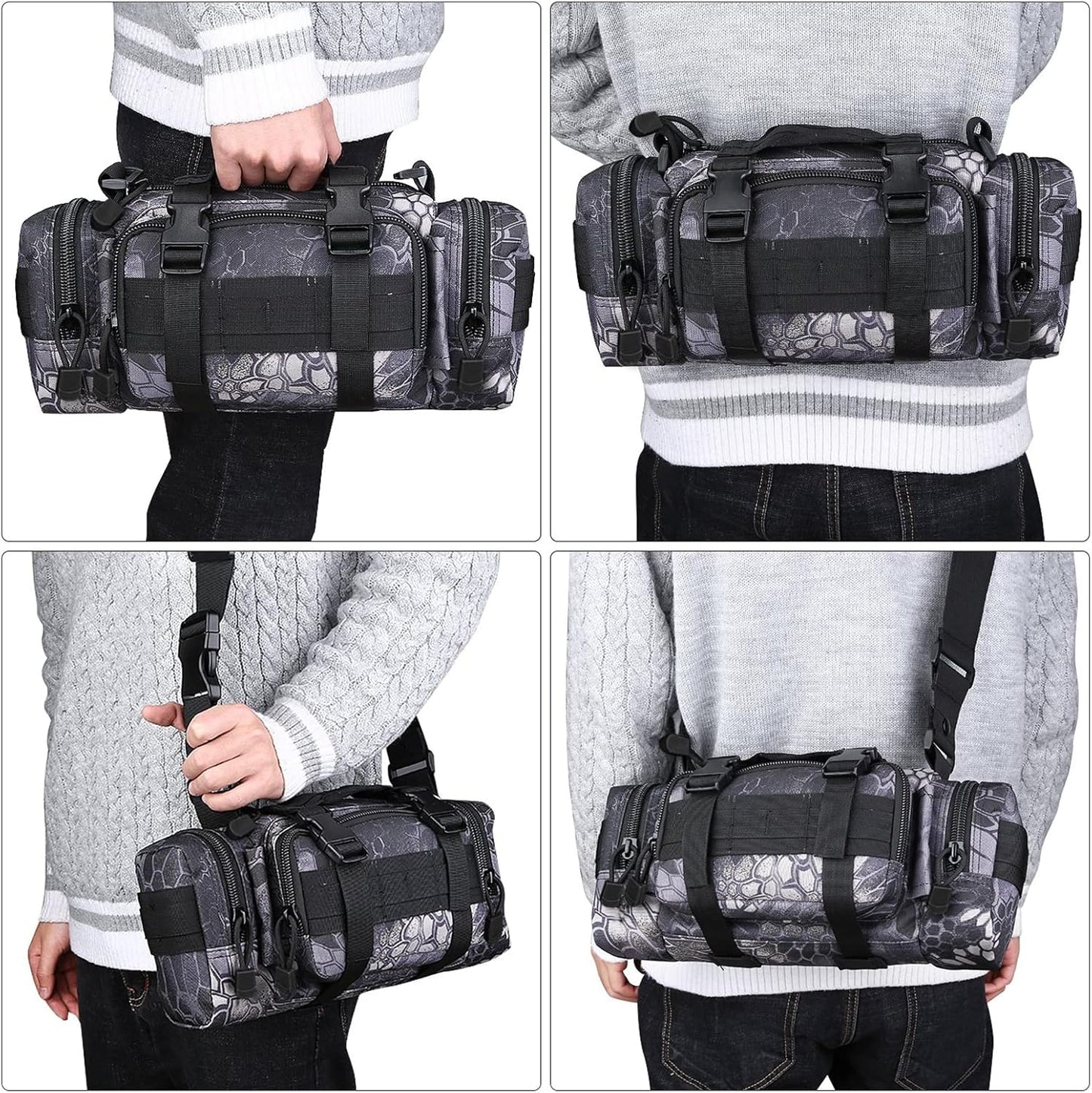 Tactical Waist Pack - G4Free Small Fanny Sling Bag with Hand Carry Handle