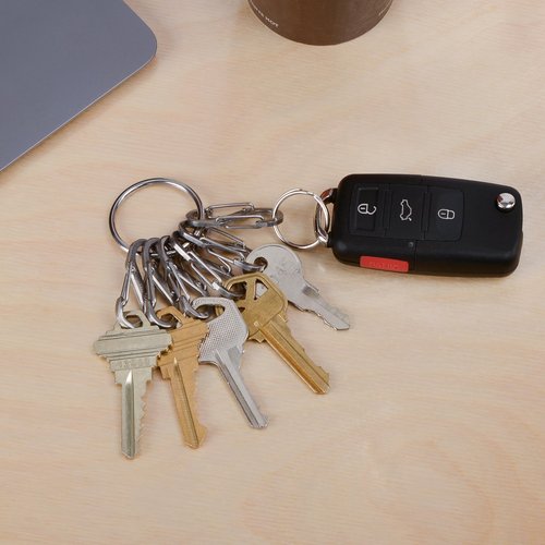 Nite Ize Keyring Steel S-Biner - 2 Count (2 Pack)