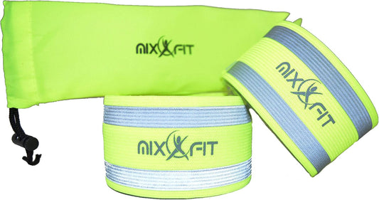 MIX FIT Mixxfit Safety Reflective Band, Neon Green