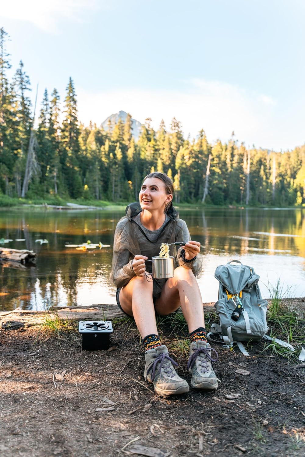 Coghlan's Folding Cutlery Set – Lightweight Stainless Steel Knife, Fork, and Spoon for Camping, Backpacking, Travel, and Outdoor Dining – Compact and Portable Utensils