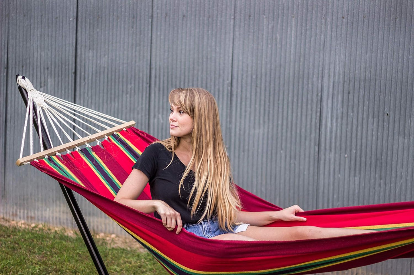 Stansport Cotton Blend Bahamas Hammock - Burgundy (30800-61)