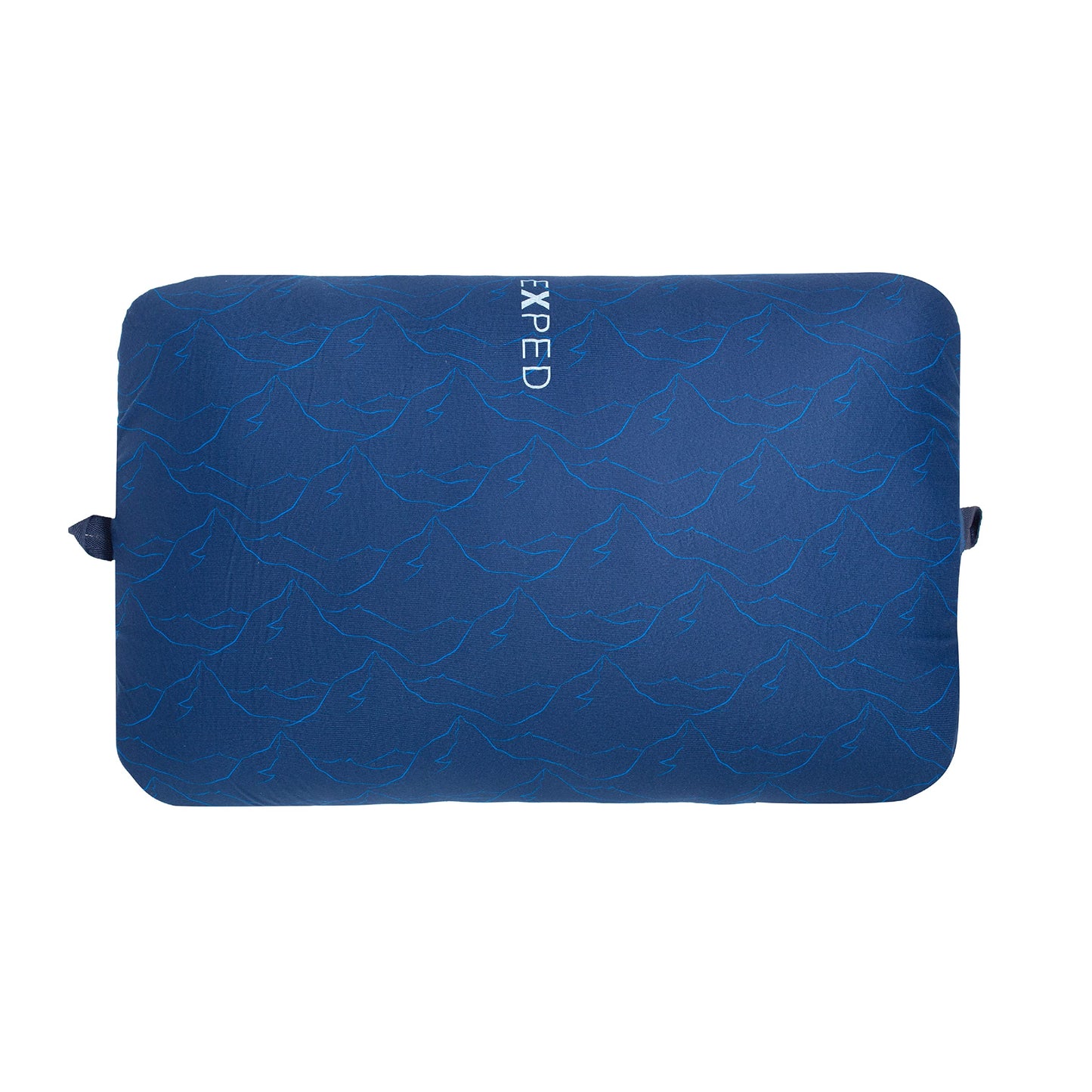 Exped Trailhead Pillow - Large Plush Memory Foam Travel & Camping Pillow, Blue Mountain Print