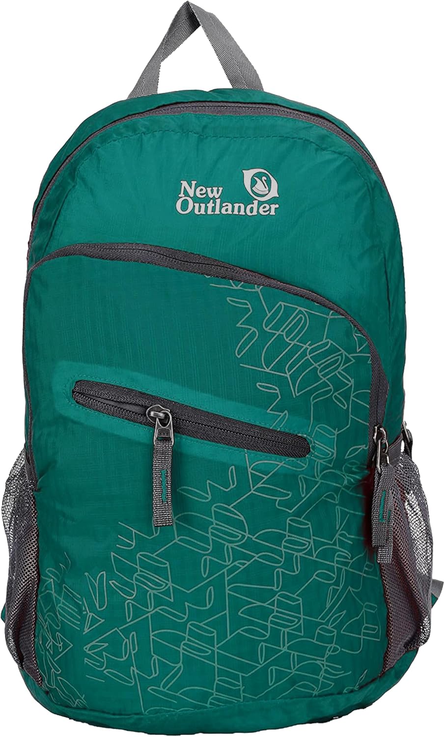 Outlander Packable Handy Lightweight Travel Hiking Backpack Daypack, Black