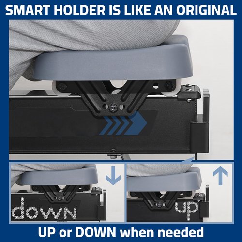 Handlebar Holder Compatible with Concept 2 Rowing Machine Model D&E and Rowerg, Chain Holder, Handle Bracket, Chain Maintenance, Lubing Helper, Rowing Machine Accessories, Patent Pending